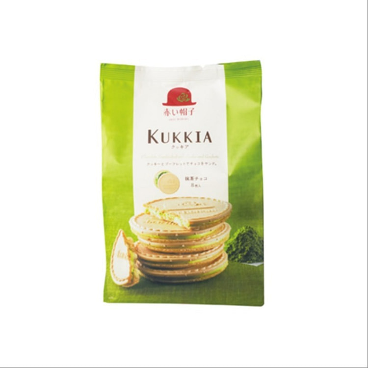 红帽子 抹茶巧克力夹心薄饼 8枚装
