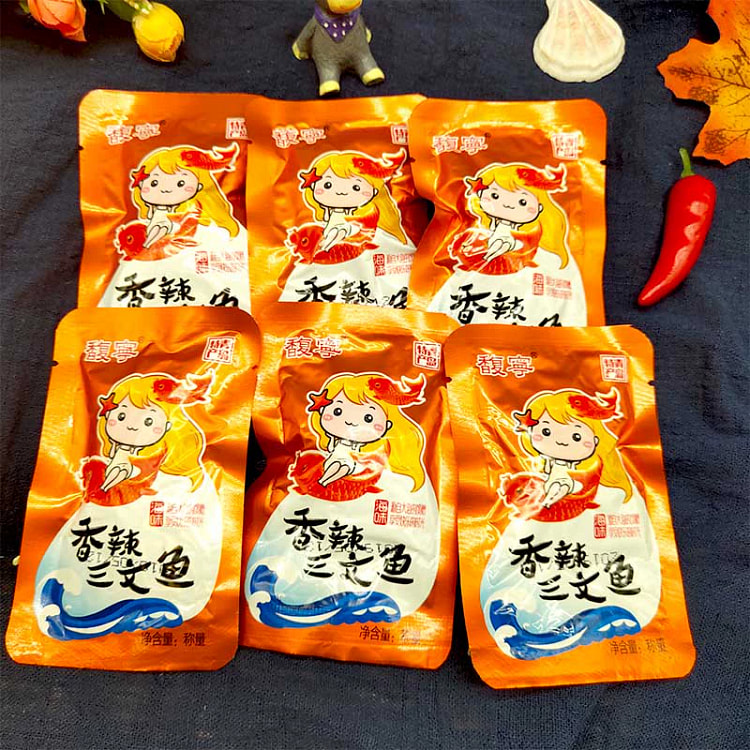 青岛香辣三文鱼500g*袋 500 克