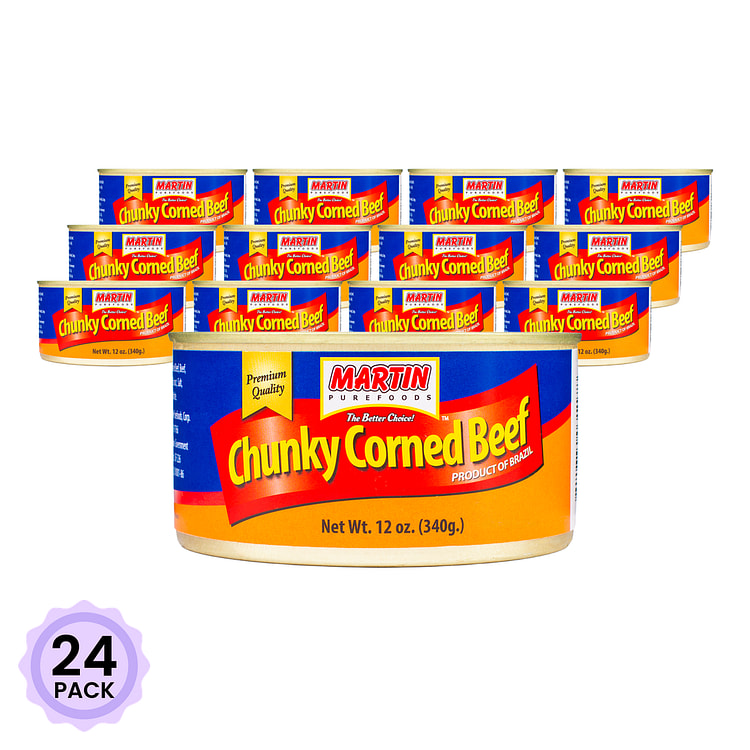 Martin Purefoods Chunky Corned Beef 12 oz*24 pack