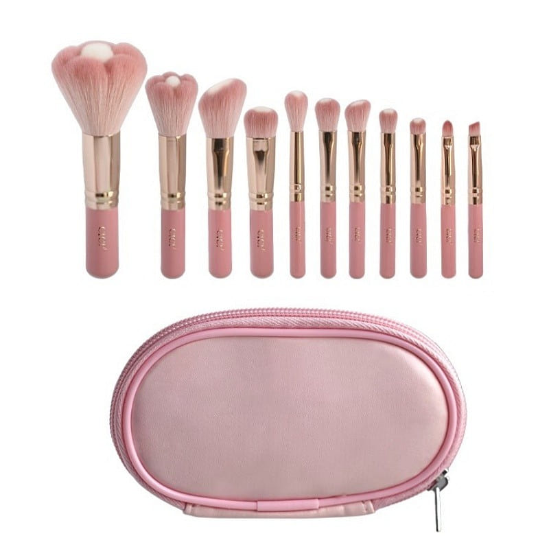Cici 11 Pcs Cherry Blossom Makeup Brush Set 1 each