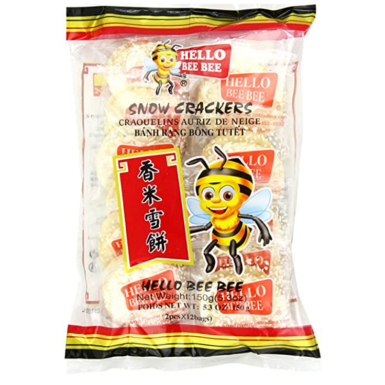 Hello Bee Bee Snow Crackers 5.3 Oz 1 each (min 2)