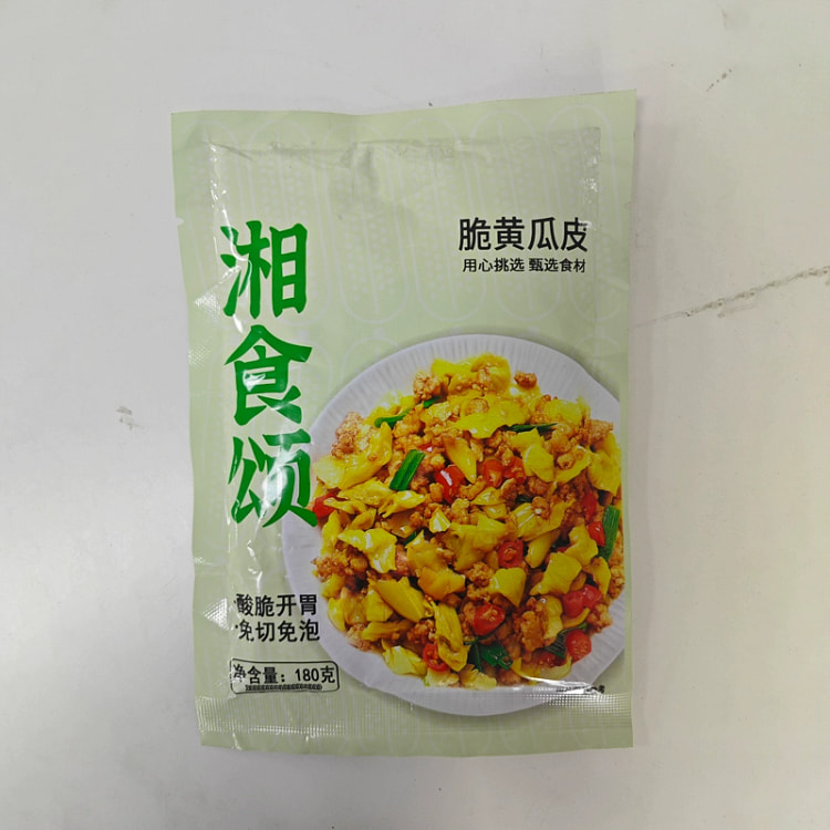 脆黄瓜皮下饭菜泡椒味酸辣爽口泡菜咸菜180g*1包