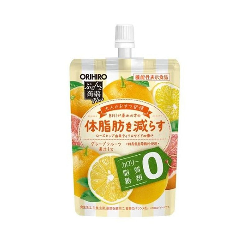Orihiro Jelly Plus Grapefruit Flavour 130g 1 each