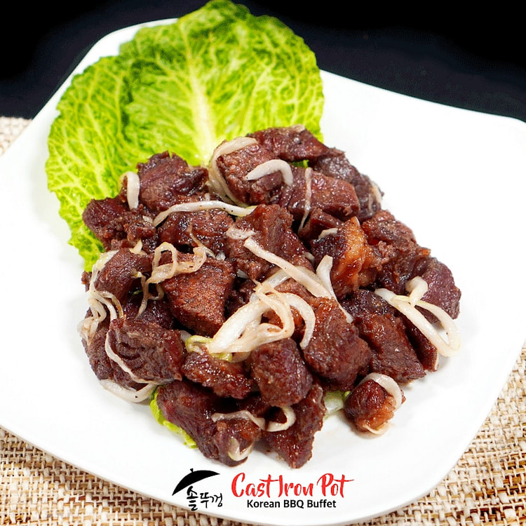韩式蒜香骰子牛肉