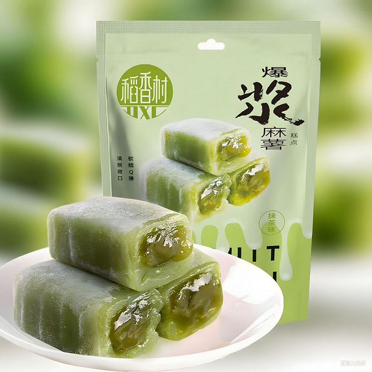 Daoxiangcun Matcha flavored burst mochi