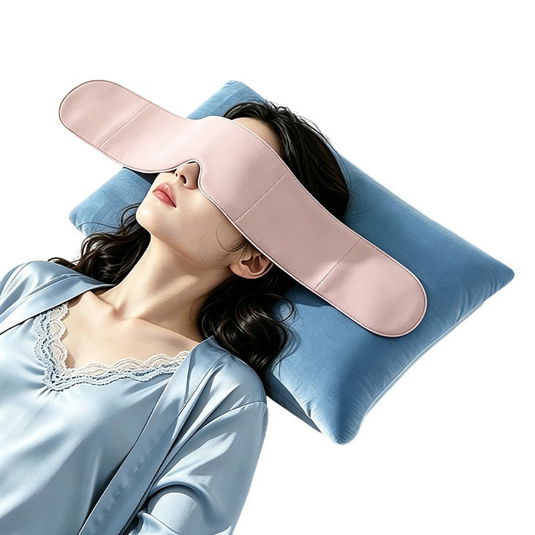 Gravity Sleep Mask With Weighted Beads Pink 1 count