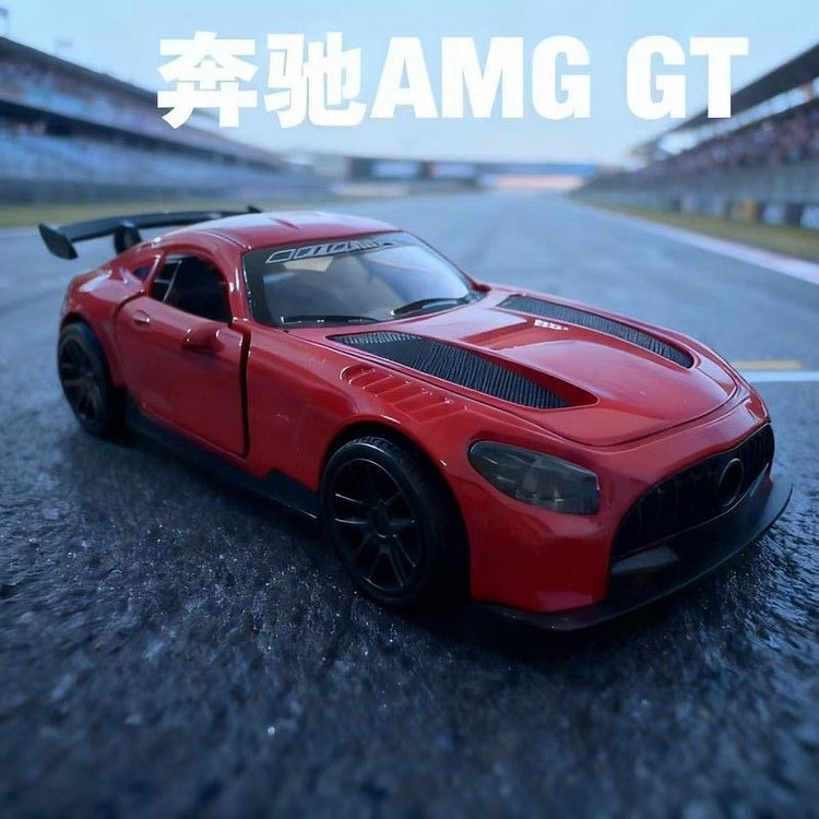 奔驰AMG-GTR合金车模1pcs 1 瓶
