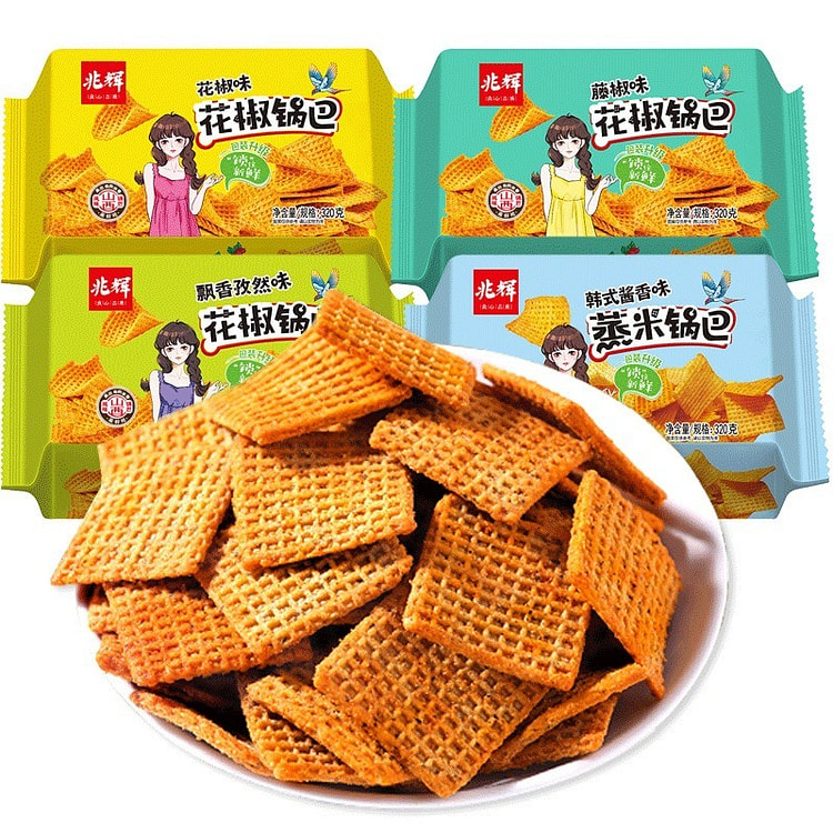 Zhaohui Sichuan Peppercorn Boxed Rice Crackers 307 g