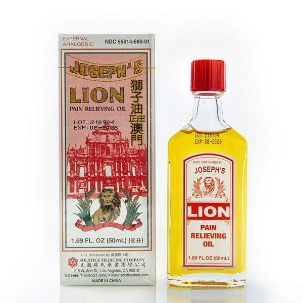 JOSEPH'S LION pain relieving oil 1.69 fl. oz (50ml) 1.69 fl.oz