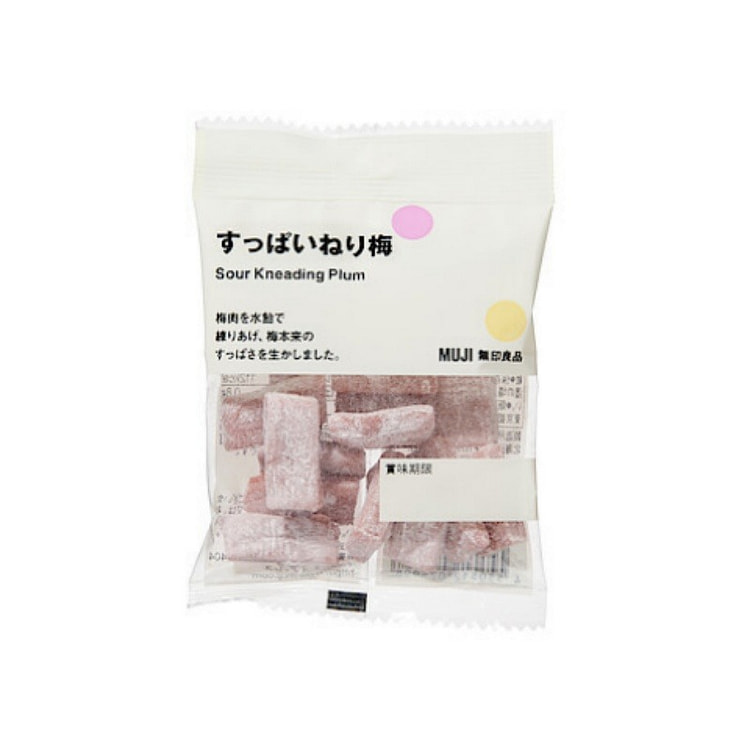 MUJI Sour plum slices soft33g shelf life 120 days