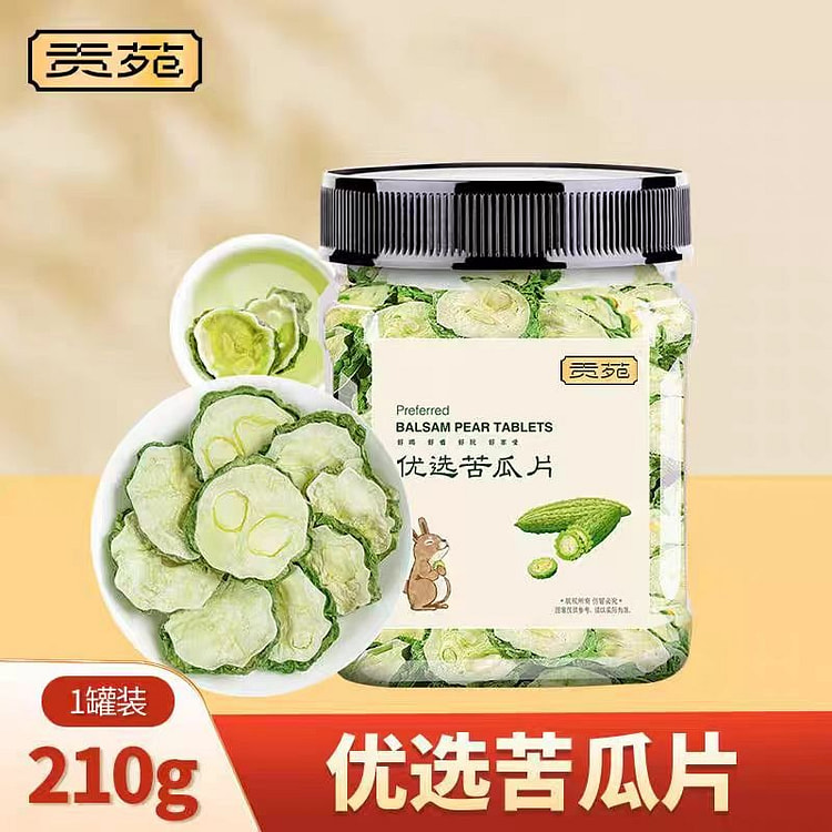 贡苑 苦瓜片60g*1罐 苦瓜茶