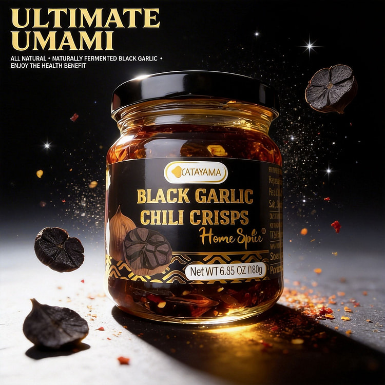 Katayama Black Garlic Chili Crisps 6.35 oz