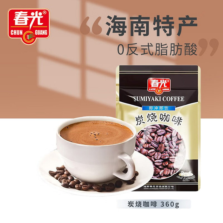 春光海南特产 炭烧咖啡360g