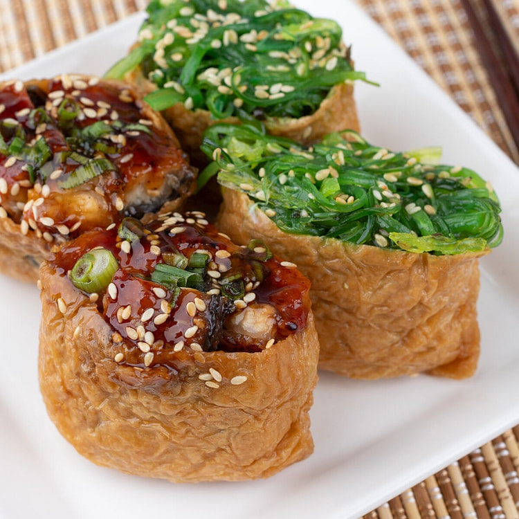 油豆皮包饭（照烧鳗鱼&美味海藻）各2个