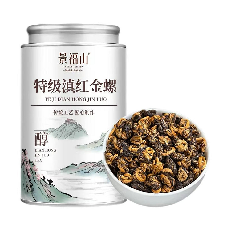 景福山特级滇红金螺暖胃耐泡型红茶250g*1罐 250 克