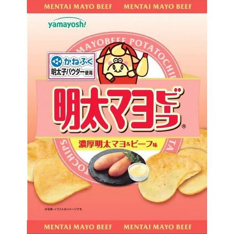 Yamayoshi Seika Mentaiko Mayo Beef 47g