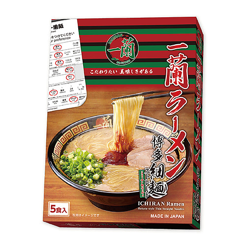 ICHIRAN Hakata Noodles 5bags 1 each