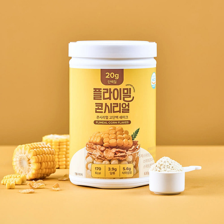 大容量蛋白质奶昔 玉米脆片味 630 克