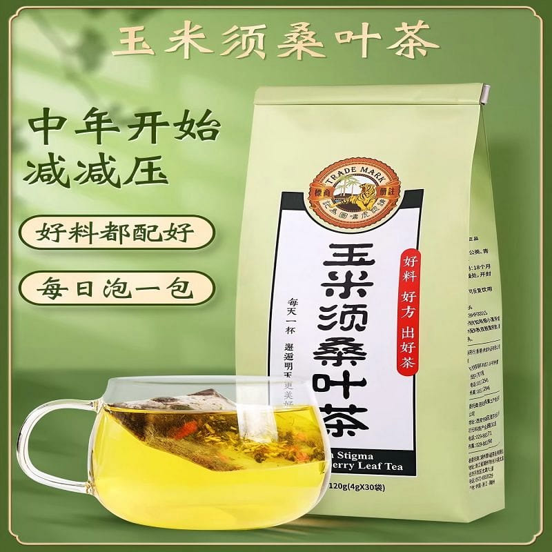 Tiger Mark Corn silk mulberry leaf tea 120g 120 g