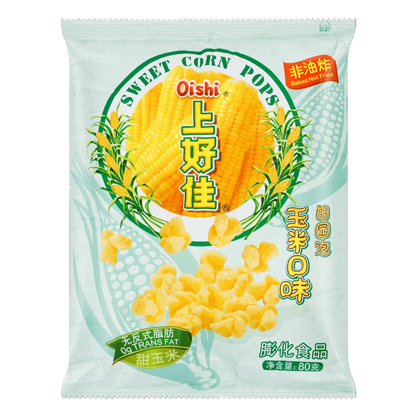 Oishi Sweet Corn Puffs 80 g 1 each