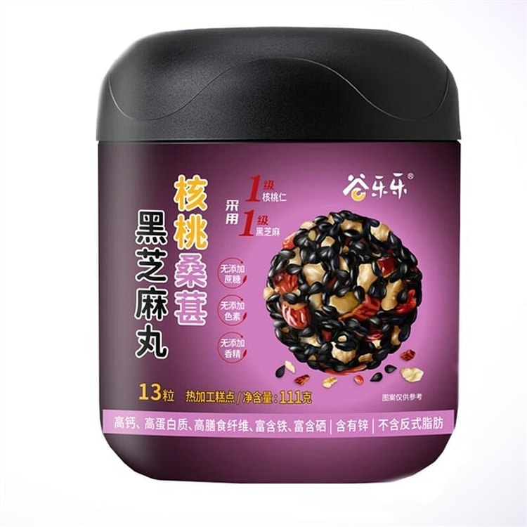 劲家庄 桑葚核桃芝麻丸 红枣枸杞养生黑芝 111g 111 克