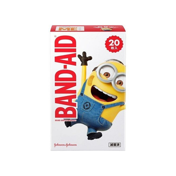 Johnson & Johnson Band-Aid 小黄人儿童防水透气创可贴 20枚入