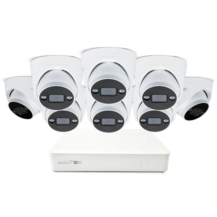 Swann 8x Security Camera 5MP W/  NVR / 1TB 8 each