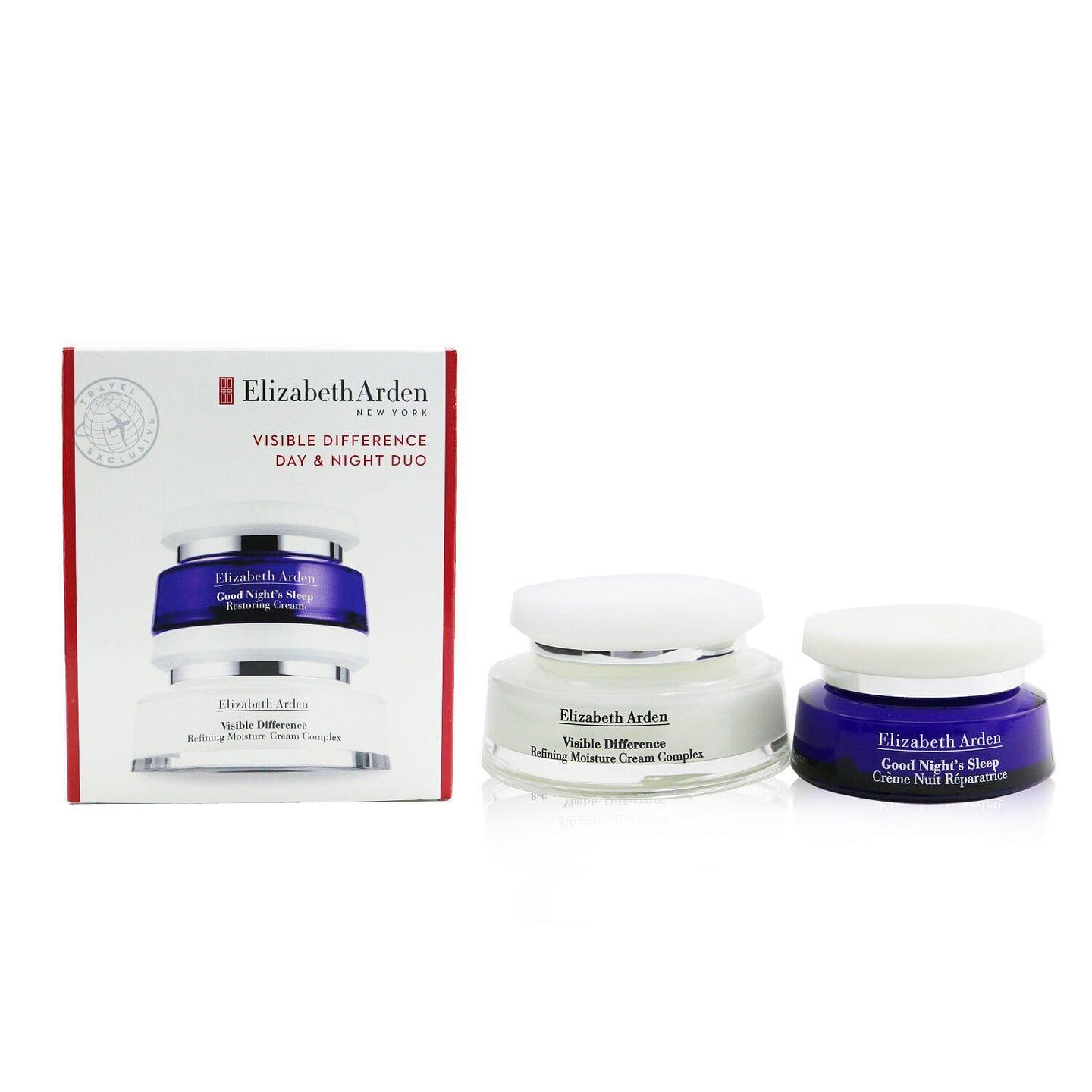 Elizabeth Arden Visible Difference Day & Night Duo: Refining Moisture Cream Complex ml/.oz+Good Night's Sleep Restoring Cream ml/.oz 2pcs 2 개