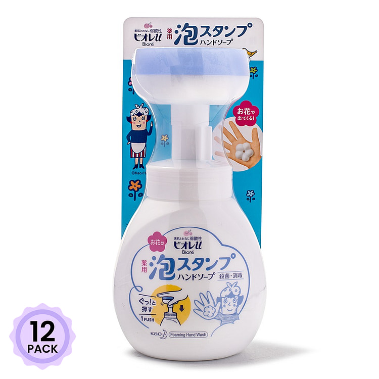花王 碧柔 3D花形泡泡洗手液 250 毫升*12 包