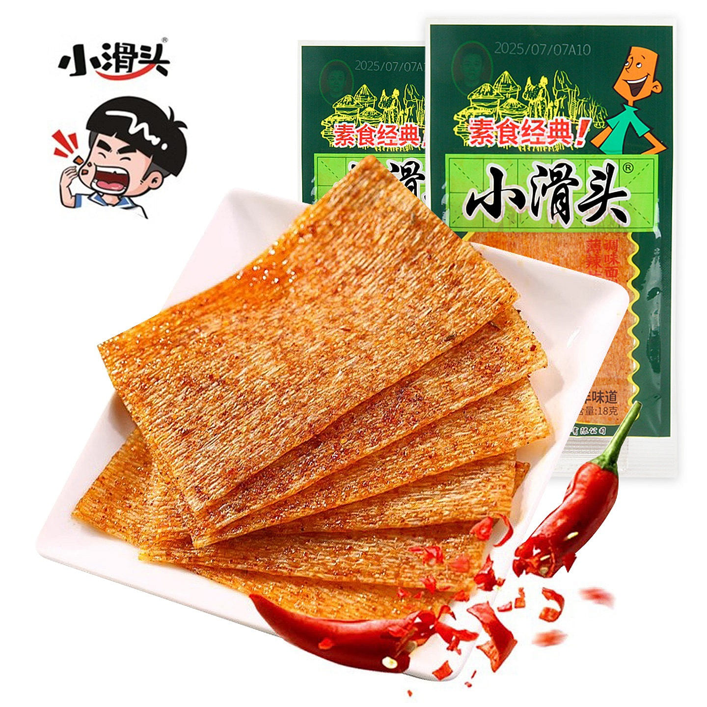 Spicy Strips Snacks Extra Spicy Sheets 18g*10 18 g