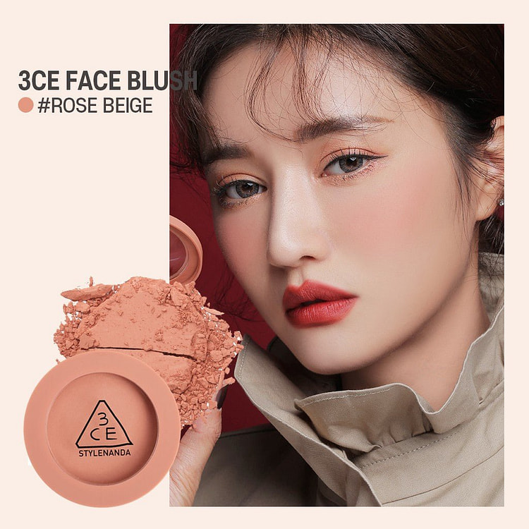 3CE Mood Recipe Face Blush 5.5g #ROSE BEIGE