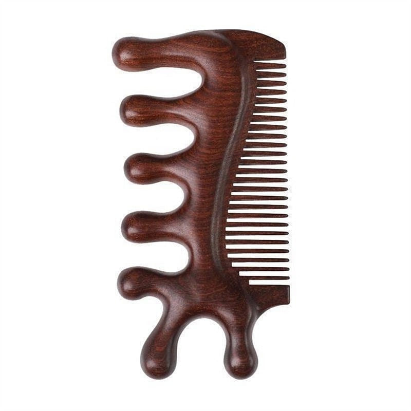Sandalwood Massage Comb Multifunctional Meridian Comb Kirin Sandalwood Comb 1 each