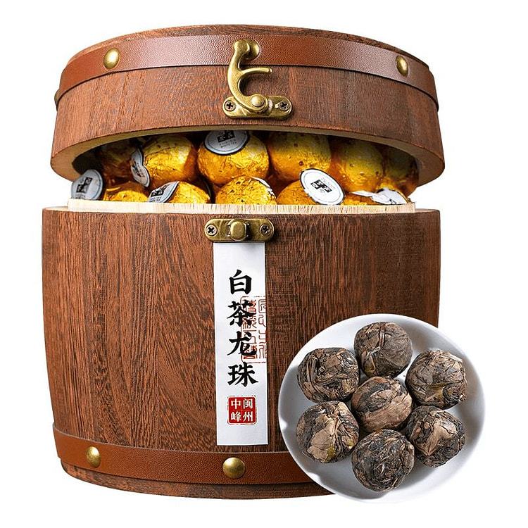 中闽峰州正宗白茶龙珠老白茶