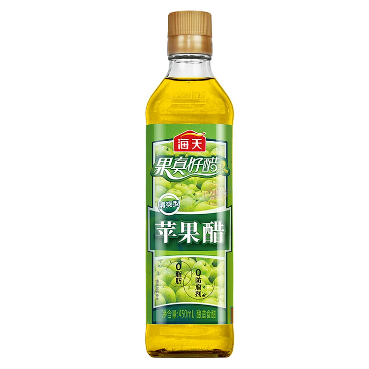 海天苹果醋450ml 0脂肪0防腐剂果汁酿造