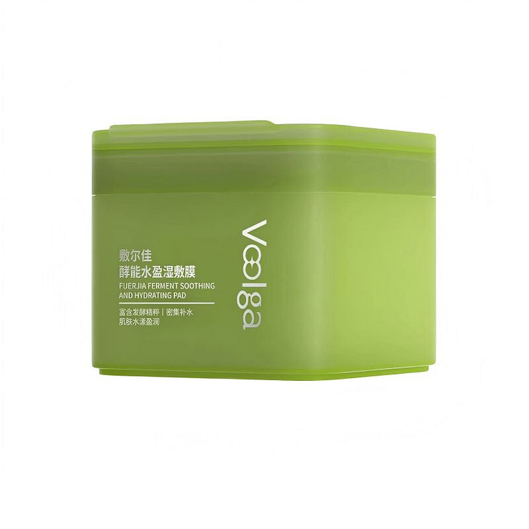 敷尔佳 方胖子妆前湿敷棉片 酵能水盈湿敷膜#绿色 1 盒