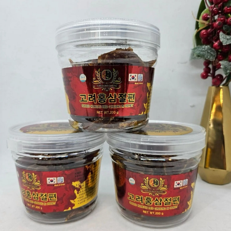 韩国蜂蜜红参片 200g/1罐