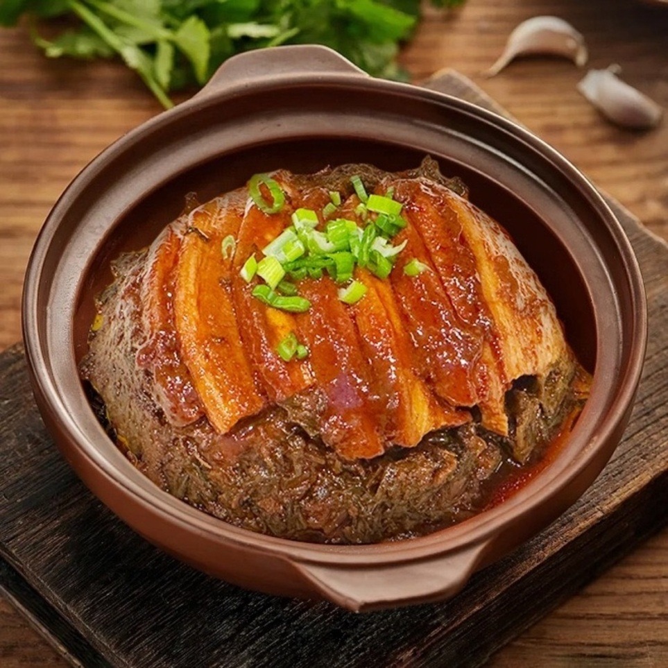 Steamed Pork Belly with Preserved Mustard Greens 1 each