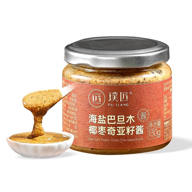 Pujiang Craft Sea Salt Date Chia Seed Almond Butte