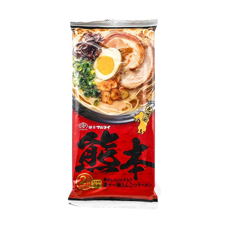 熊本黒マー油とんこつラーメン