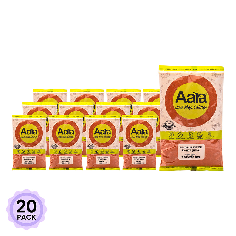 Aara 红辣椒粉 特辣 7 盎司*20 包