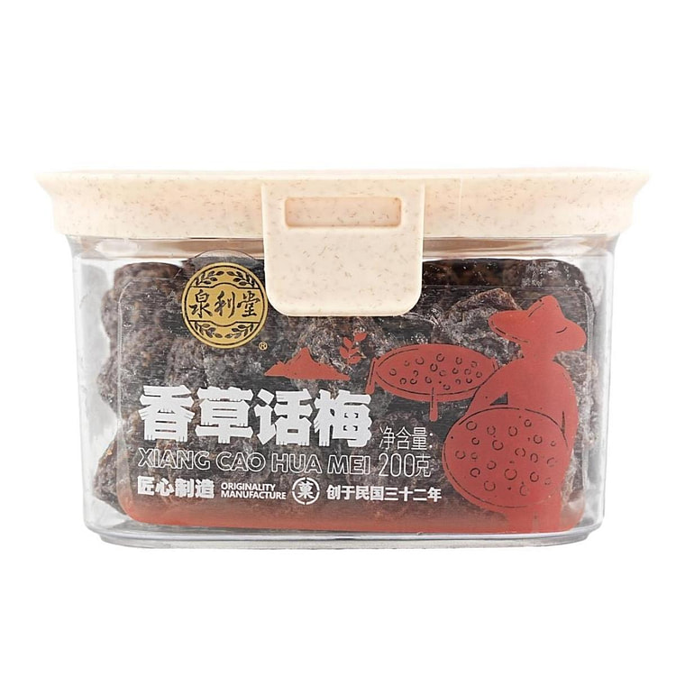 泉利堂 香草话梅 200g