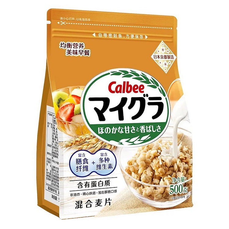 Calbee imported mixed cereal instant food  450g 450 g