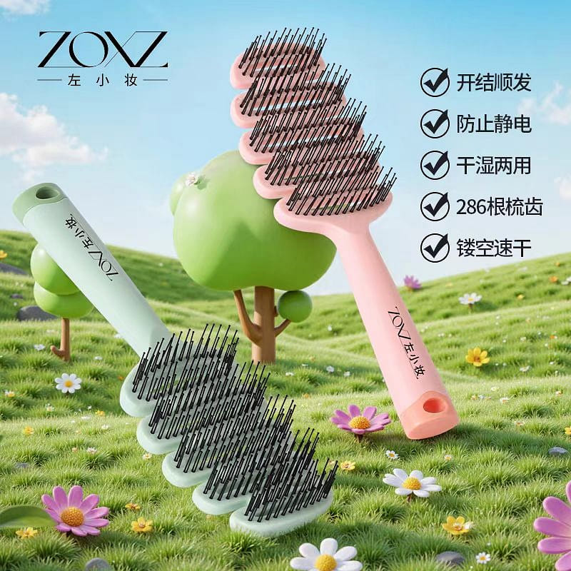 Girls’ hair care comb Pink style 1 each
