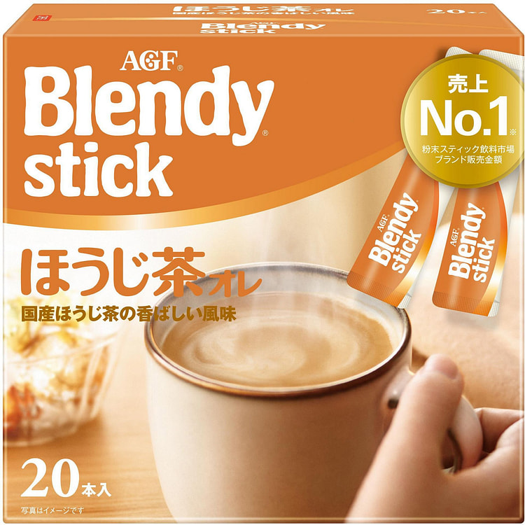 AGF Blendy 焙茶欧蕾速溶冲饮棒 20支