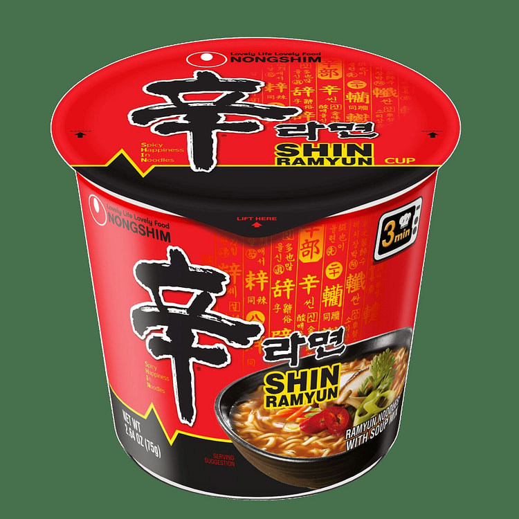 农心 辛拉面（6杯装) 1 份