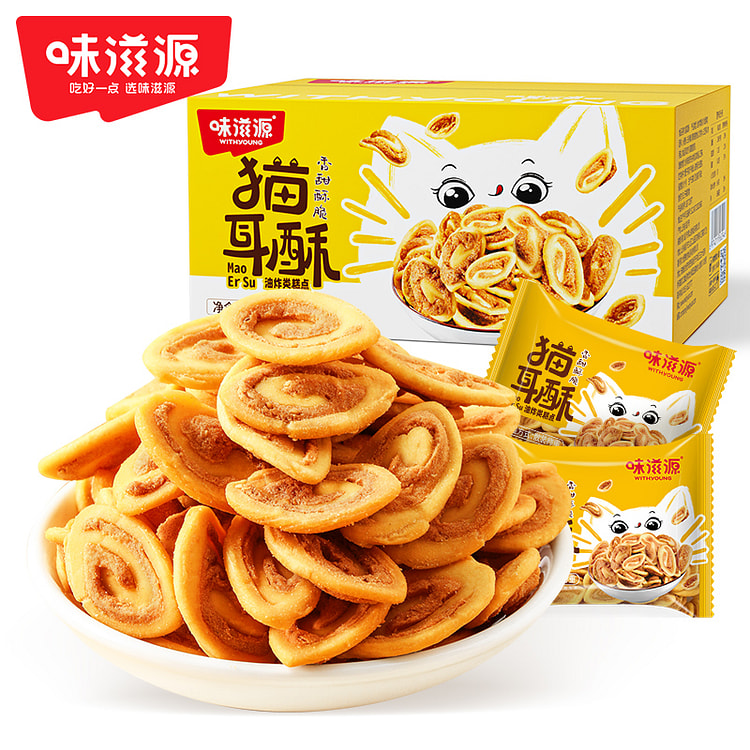 香脆猫耳酥400g*1箱 400 克