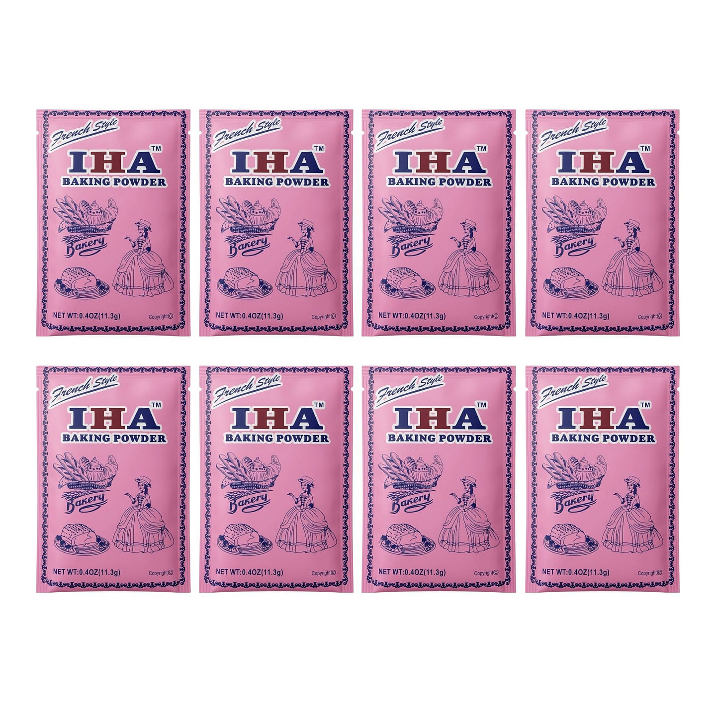 IHA Baking Powder Bot Noi (Combo 8 bags) 1 pack*8 counts