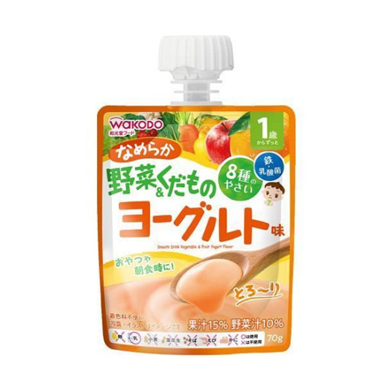 Wakodo Jelly Drink Vegetable&Fruit Yogurt 70g 70 g