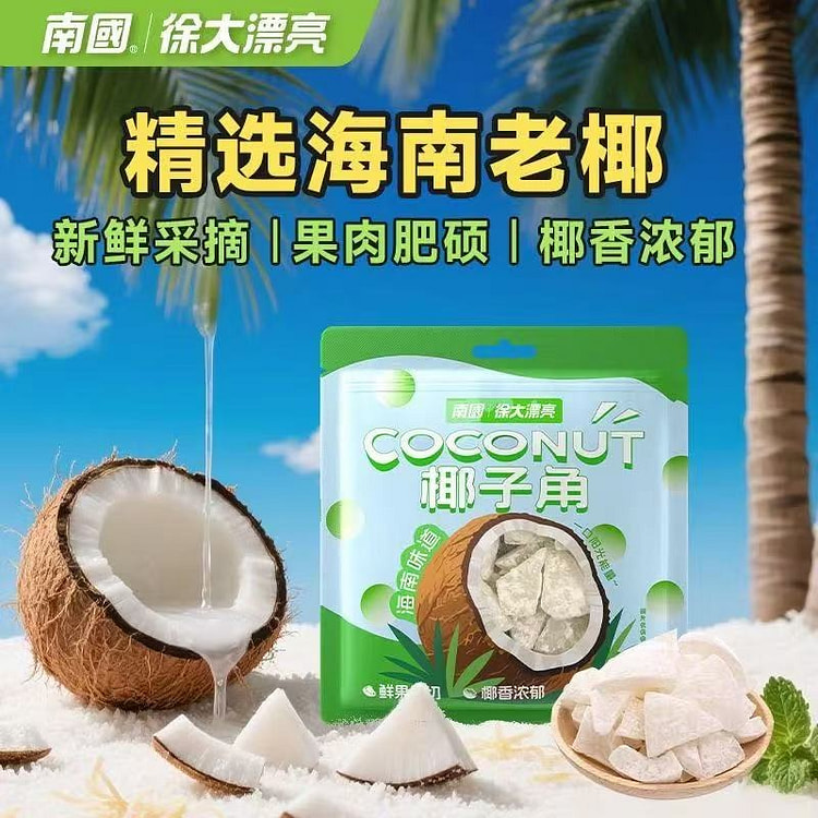 Nanguo Hainan Specialty Coconut Chunks 100g 100 g