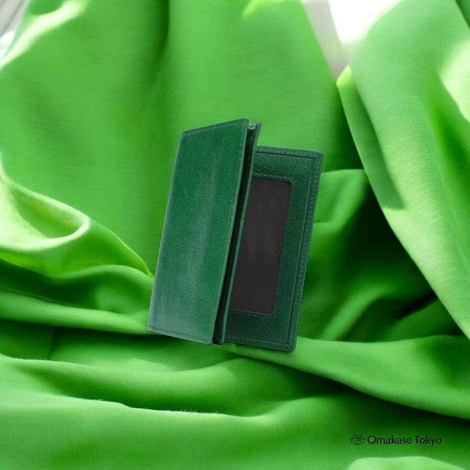 Harewith Genuine Leather Card Holder Green 115 g